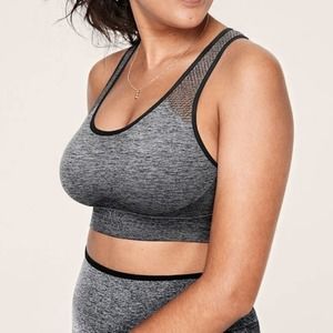 PINK Victoria's Secret Seamless Racer-back Gym Bra NEW